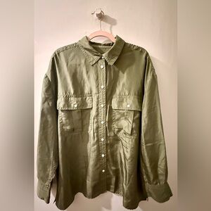 Banana Republic Men's Khaki Shirt Jacket